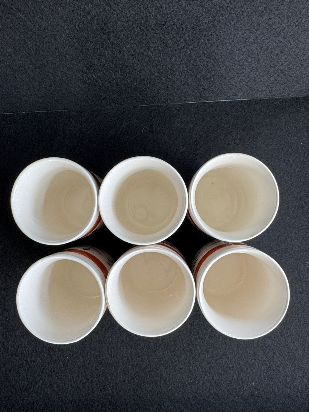 VTG Royal Sealy 1950 MCM Hand Painted Pitcher and 6 Cups Japan - Picture 9 of 14